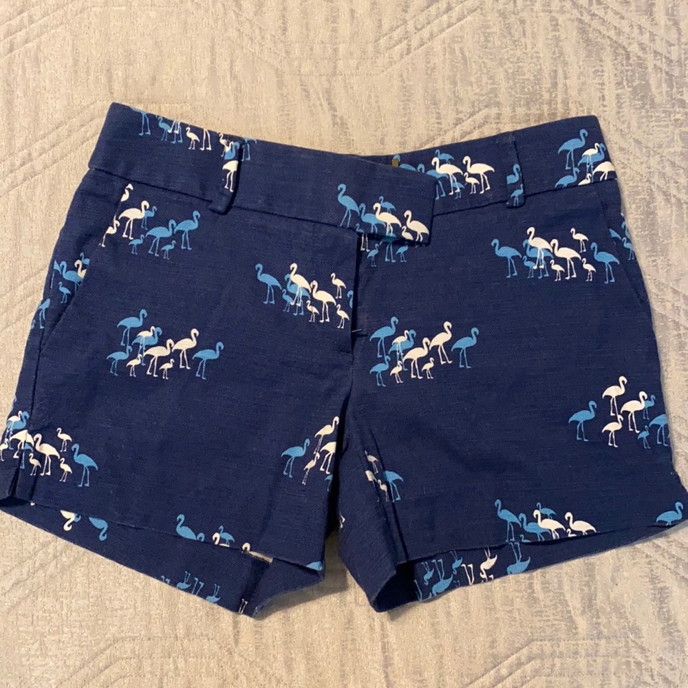 LOFT flamingo shorts